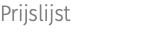 Prijslijst